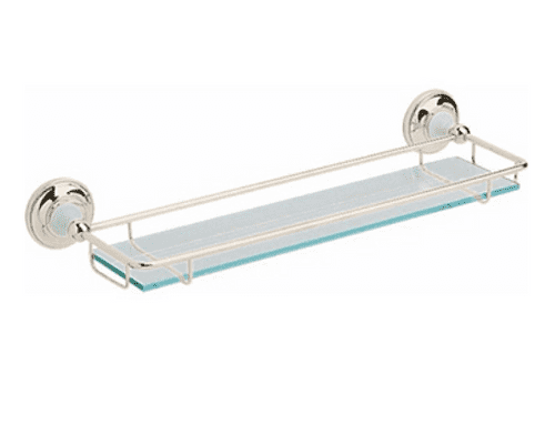 Heritage Clifton Glass Shelf Vintage Gold ACA08