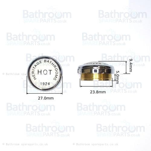 Heritage Glastonbury Indice Chrome IND 23002BD02O