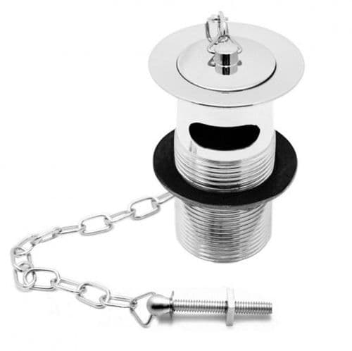 Heritage Plug and Chain Basin Waste Chrome THC10