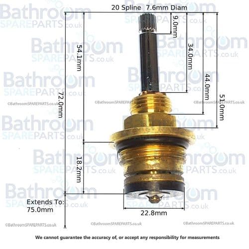 Heritage Replacement 3/4'' Washer Valve 039