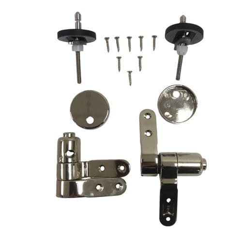 Heritage Soft Close Quick Release Toilet Seat Hinge Set Vintage Gold HY-SS009MN-G