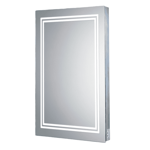 hib Boundary Double LED Boarder Mirror 80x60 79540600