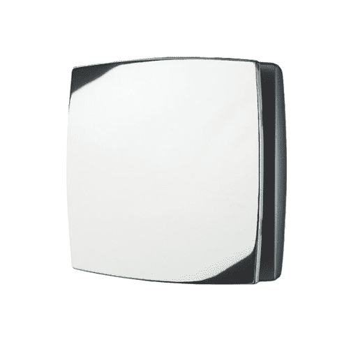HiB Breeze Slimline Low Profile Chrome Discreet Fan with Timer & Humidity Sensor - 32900
