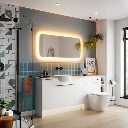 hib Cassini Deep Border Illuminated Mirror 79590300