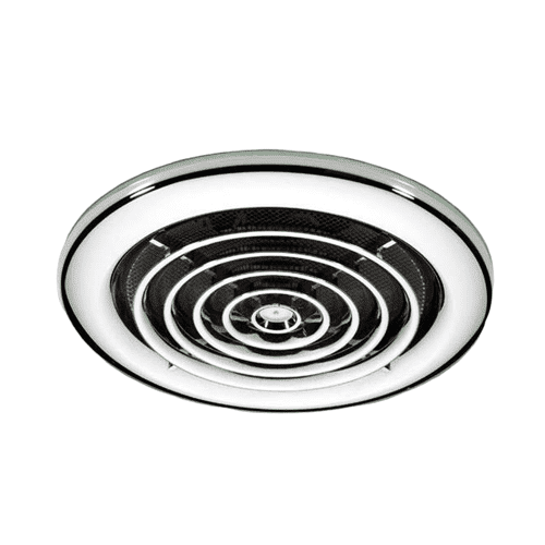 HiB Cyclone Slim Flush Mounted Chrome Fan - 33400