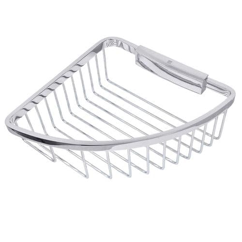 HIB Easy Fit Corner Shower Basket - Chrome ACSBCH05