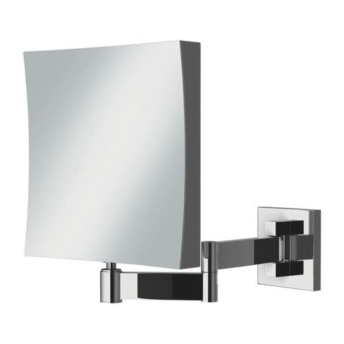 hib Helix Square LED Magnifying Mirror 17x17 21500