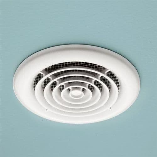 HiB Turbo Slim Flush Mounted White Fan - 33500