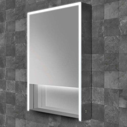 hib Verve Mirror LED Aluminium Cabinet 90x50 52700