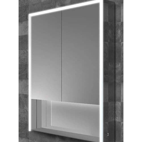 hib Verve Mirror LED Aluminium Cabinet 90x60 52800