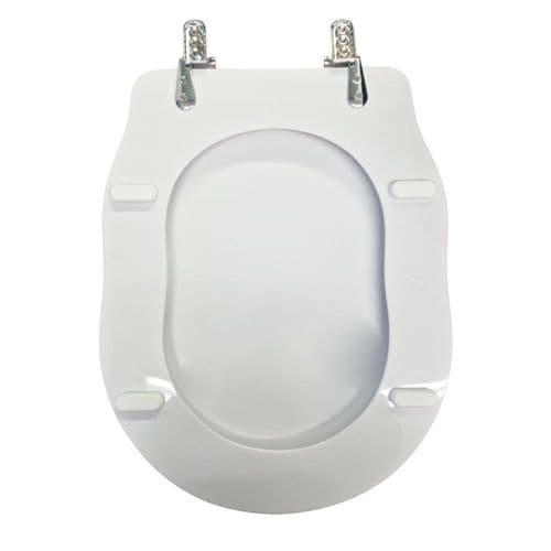 Hidra Ellade Standard Close Toilet Seat & Cover White DX