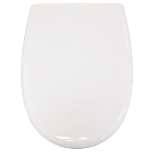 Hidra Loft Standard Close Toilet Seat & Cover White - LOX
