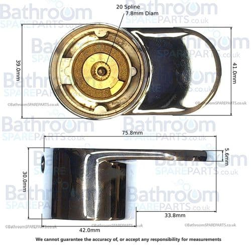 Hudson Reed Binsey Flow Control Handle VH054A