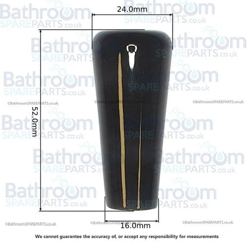 Hudson Reed Ceramic Piece Which Fits On To The Handle CLV002