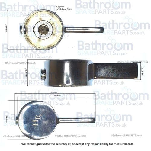 Hudson Reed Clio MG317 Handles SCLILHS