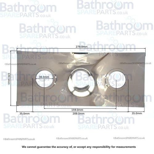 Hudson Reed Cover Plate VPS002