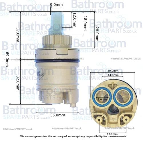 Hudson Reed Mono Basin Cartridge SIGSP004
