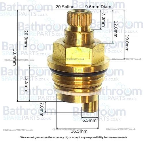 Hudson Reed Replacement Diverter SI311
