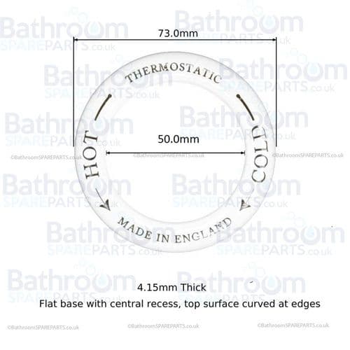 Hudson Reed Replacement Thermostatic Shower Ring CRG003