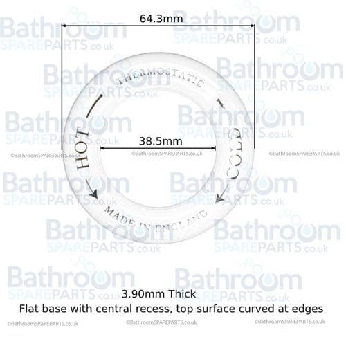 Hudson Reed Replacement Thermostatic Shower Ring CRG004