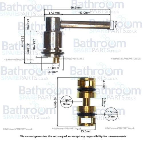 Hudson Reed Tec Bath Diverter Kit SB320