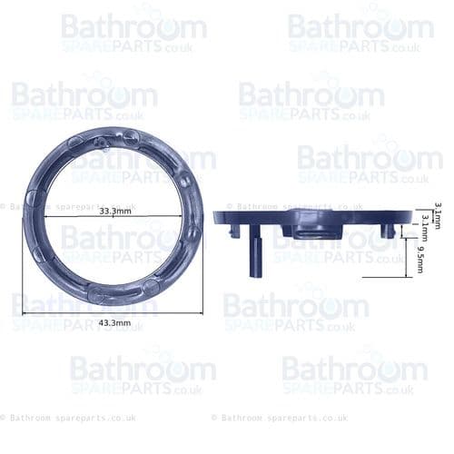 Ideal Standard Academy Thick Indice Ring - Blue E909661NU