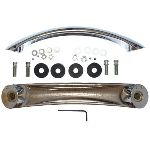 Ideal Standard Alto Bath Hand Grips - Chrome 215.mm 8.5" Centres Angled Surface E7061AA