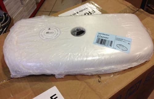 Ideal Standard Alto Button Operated Toilet Cistern lid - White E752101