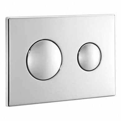 Ideal Standard Chrome Dual Flush Toilet Flush Plate S4399AA