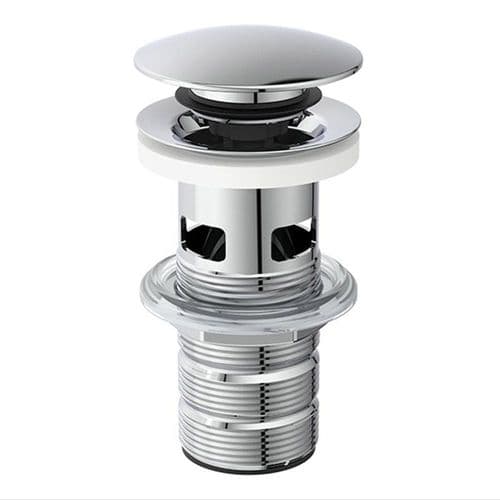 Ideal Standard Chrome Luxury Clicker Slotted Basin Waste E1482AA