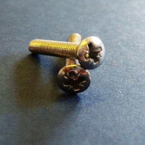 Ideal Standard Chrome Paired Standard Coverplate Fixing Screws A961643AA