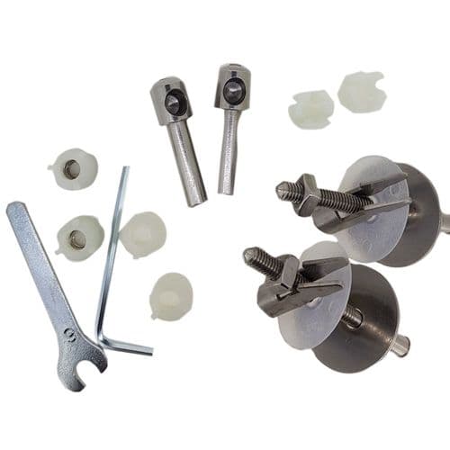 Ideal Standard Concept Air Slim / Tesi Thin Seat and Cover Hinge Set ~ Normal Close TV09767