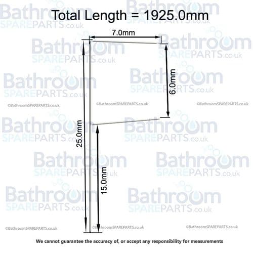 Ideal Standard Connect 2 Slider Door Vertical Seal Set KV20567