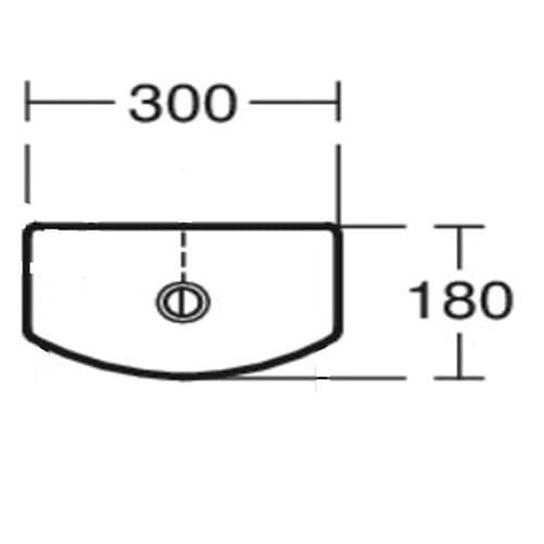Ideal Standard E191901 Connect Air Cistern lid E0632