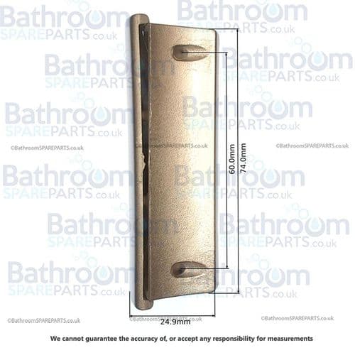 Ideal Standard Enclosure Chiara 1200 slider fixing pack - Silver Chrome EE725966AA
