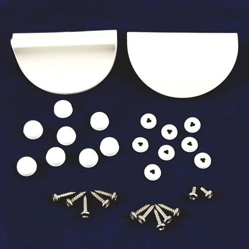 Ideal Standard Enclosure Chiara 1200 Slider Fixing Pack - White EE725966AC