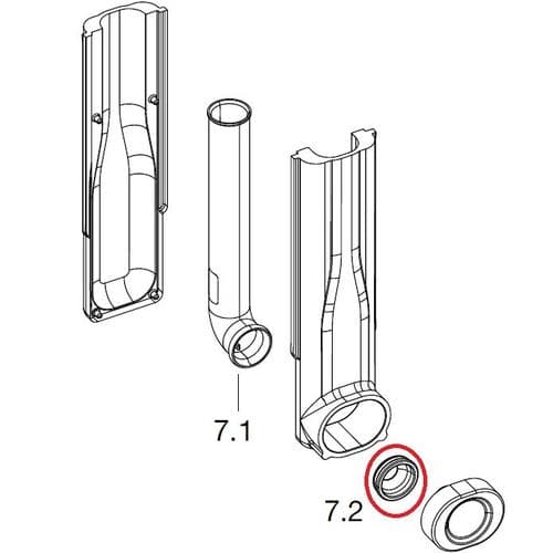Ideal Standard Flush Pipe Seal C6014NU