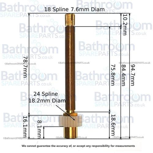 Ideal Standard Gear Spindle 84.0mm A953155NU11