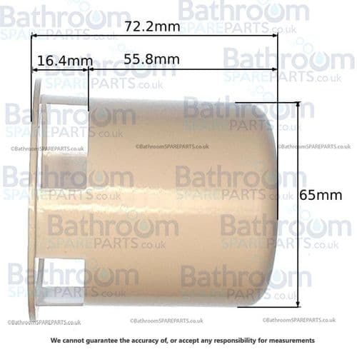 Ideal Standard Idealite Top Access Shower Tray Waste and trap Chrome L6307AA