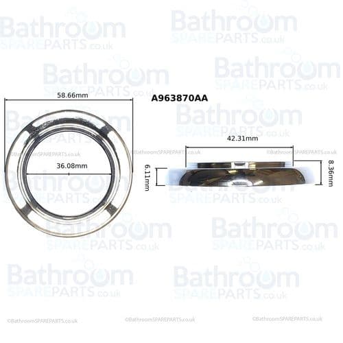 Ideal Standard Kitchen Cleartap  Base Plinth  Chrome A963870AA