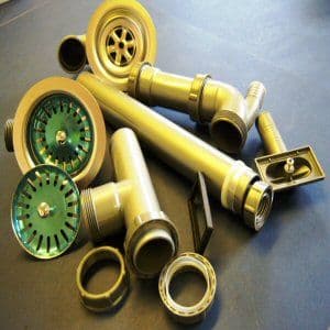 Ideal Standard Kitchen Waste & Over Flow For Horizon Ss Sink E964667