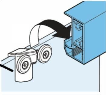 Ideal Standard Kubo Top Wheel Assembly T001174NU