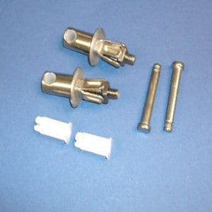Ideal Standard LARGARO / TONIC Seat and Cover Hinge Set ~ Normal Close ~ pre 2009 J1205BJ