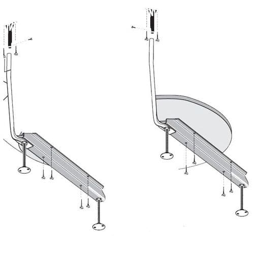 Ideal Standard Lido If Plus+ Corner Bath Leg Set E494767