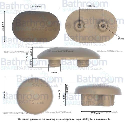 Ideal Standard New Style Seat Buffer Pack For White Seat EV23167