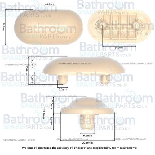 Ideal Standard Plaza Seat and Cover Buffer Set EV14867