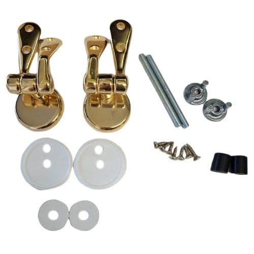 Ideal Standard Plaza Toilet Seat Hinges Light Gold E9075AZ