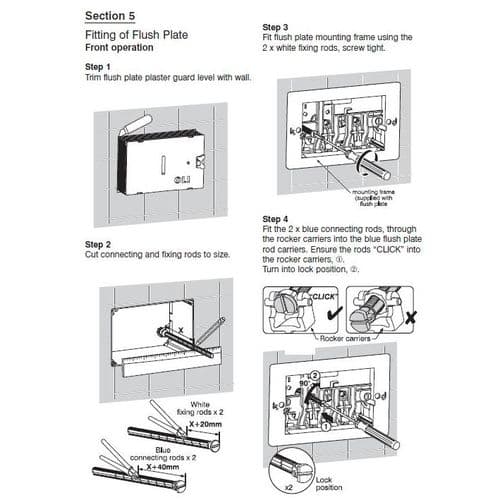Ideal Standard Toilet Flush Plate Screw For Back Plate x1  EV11667