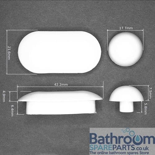Ideal Standard Tonic White Buffer Set Pre 2007 K802400
