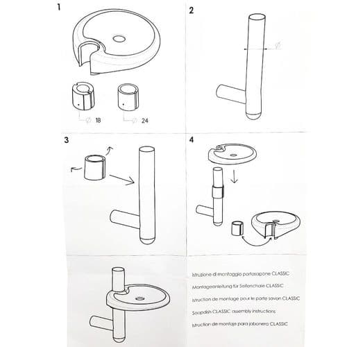 Ideal Standard Trevi Outline Soap Dish - Crystal E960306NU